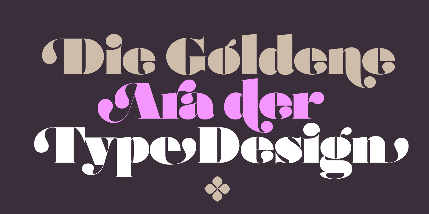 Przykład czcionki Posh Italic